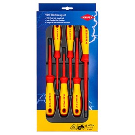 Schraubendreher-Paket 00 20 12 V02 VDE Slim (rot/gelb, 6-teilig)