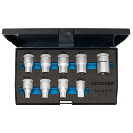 Gedore 6265970 bussola e set di bussole (TX 19 E-09)