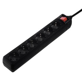 Hama 137266 prolunghe e multiple 6 presa(e) AC Interno Nero (00137266)