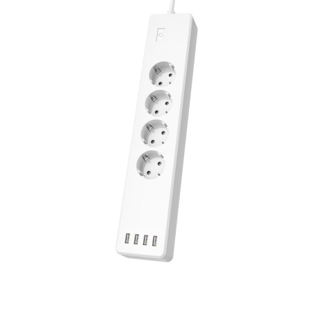 Hama 00176574 prolunghe e multiple 1 m 4 presa(e) AC Interno Bianco
