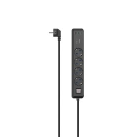 Hama 00223189 prolunghe e multiple 1,4 m 4 presa(e) AC Interno Nero, Grigio