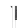 Hama 00223189 prolunghe e multiple 1,4 m 4 presa(e) AC Interno Nero, Grigio