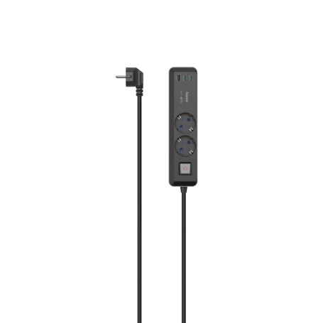 Hama 00223188 prolunghe e multiple 1,4 m 2 presa(e) AC Interno Nero