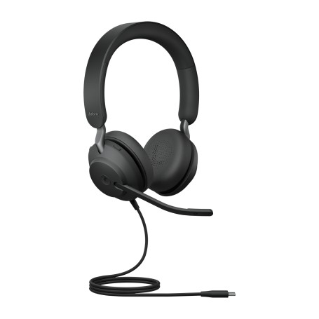 Jabra Evolve2 40, MS Stereo Cuffia Padiglione auricolare USB tipo-C Nero (24089-999-899)