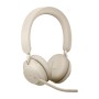 Jabra Evolve2 65, MS Stereo Auricolare Wireless A Padiglione Ufficio USB tipo A Bluetooth Beige (26599-999-998)