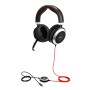 Jabra Evolve 80 Stereo UC USB-C Cuffia Padiglione auricolare Connettore 3.5 mm USB tipo-C Nero (7899-829-289)