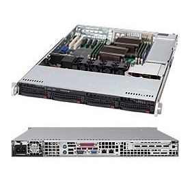 Supermicro SuperChassis 815TQ-600CB Supporto Nero 600 W (CSE-815TQ-600CB)