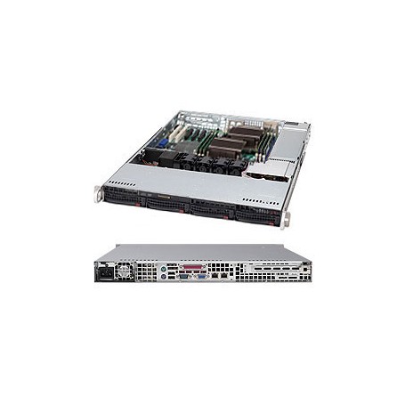 Supermicro SuperChassis 815TQ-600CB Supporto Nero 600 W (CSE-815TQ-600CB)