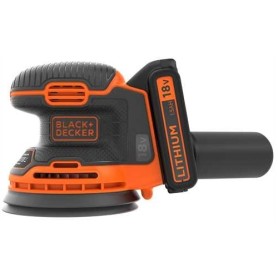 Akku-Exzenterschleifer BDCROS18-QW, 18Volt (orange/schwarz, Li-Ionen Akku 1,5Ah)