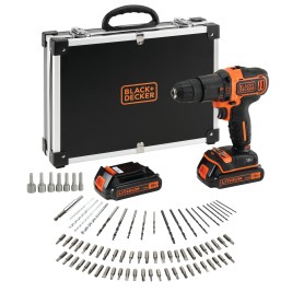 Black & Decker BDCHD18BAFC-QW trapano 1400 Giri/min Nero, Arancione