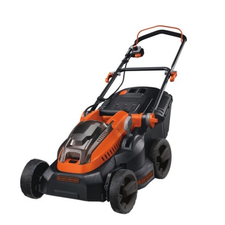 Black & Decker CLM3820L1 Tagliaerba a spinta Batteria Nero, Arancione (CLM3820L1-QW)