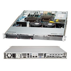 Supermicro SuperChassis 813LT-350CB Supporto Nero 350 W (CSE-813LT-350CB)