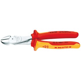 Kraft-Seitenschneider 74 06 180 (rot/gelb, VDE-geprft)