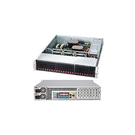 Supermicro SC216E16-R1010LPB Supporto Nero 1010 W (CSE-216E16-R1010LPB)