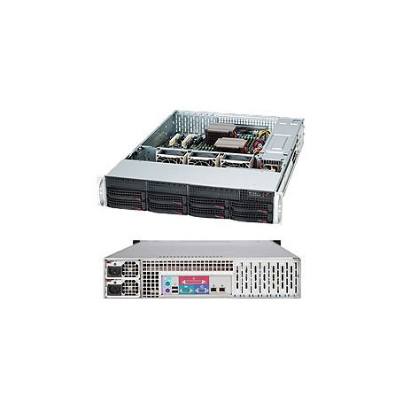 Supermicro SC825TQ-R740LPB Supporto Nero 740 W (CSE-825TQ-R740LPB)