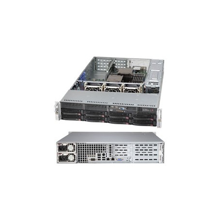 Supermicro SuperChassis 825TQ-R740WB Supporto Nero 740 W (CSE-825TQ-R740WB)