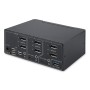 StarTech.com KVM Switch DisplayPort a 2 porte per doppio monitor, 8K 60Hz/4K 144Hz, DP 1.4, 2x USB 10Gbps, 4x USB HID, commutazi (P2CDD143-KVM-SWITCH)