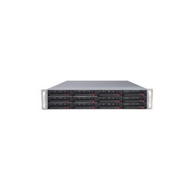 Supermicro SuperChassis 826TQ-R800LPB, Black Basso profilo (Slimline - stilizzato) Nero 800 W (CSE-826TQ-R800LPB)