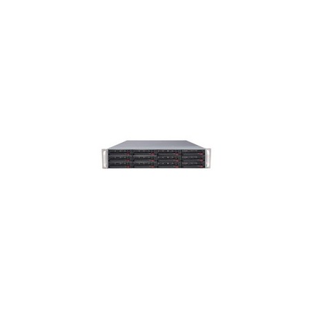 Supermicro SuperChassis 826TQ-R800LPB, Black Basso profilo (Slimline - stilizzato) Nero 800 W (CSE-826TQ-R800LPB)