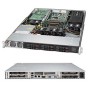 Supermicro SuperServer 1018GR-T Intel® C612 LGA 2011 (Socket R) Rack (1U) Nero, Argento (SYS-1018GR-T)