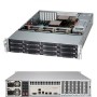 Supermicro 6028R-E1CR12T Intel® C612 LGA 2011 (Socket R) Armadio (2U) Nero, Grigio (SSG-6028R-E1CR12T)