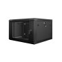 Lanberg WF01-6606-10B rack 6U Da parete Nero (WF01-6606-10B)