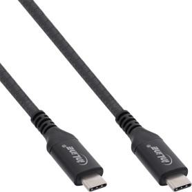 InLine Cavo USB4, USB-C maschio/maschio, 8K60Hz, nero, 1m (35901A)