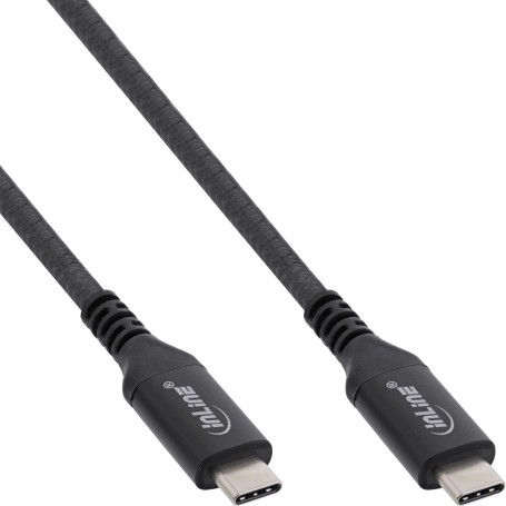 InLine Cavo USB4, USB-C maschio/maschio, 8K60Hz, nero, 1m (35901A)