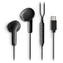 NGS CROSS GLIDE Auricolare Cablato In-ear Musica e Chiamate USB tipo-C Nero (cross glide black)