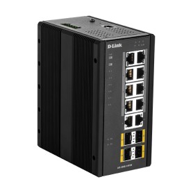 D-Link DIS‑300G‑14PSW Gestito L2 Gigabit Ethernet (10/100/1000) Supporto Power over Ethernet (PoE) Nero (DIS-300G-14PSW)