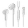 NGS CROSS GLIDE Auricolare Cablato In-ear Musica e Chiamate USB tipo-C Bianco (cross glide white)