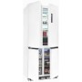Exquisit EMD470-170-200E, Frigorifero SBS da incasso, altezza nicchia: 193,4 cm, 466 L, No Frost, bianco