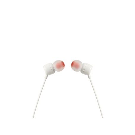 JBL Tune 110 Auricolare Cablato In-ear MUSICA Bianco (JBLT110WHTE)