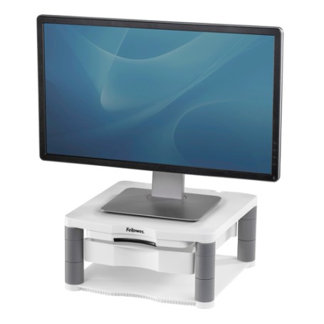 Fellowes 91713 Supporti a parete per TV 53,3 cm (21") Scrivania Platino