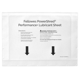 Fellowes 4025601 accessorio per tritadocumenti Fogli lubrificanti 10 pz