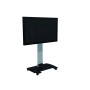 ITB ER600001/2 Supporti a parete per TV 2,41 m (95") Pavimento Nero, Argento