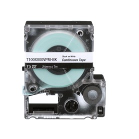 Panduit T100X000VPM-BK etichetta codici a barre Bianco, Nero