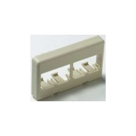 Panduit CFFP4WH Placca copripresa e copri interruttori Bianco