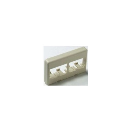 Panduit CFFP4WH Placca copripresa e copri interruttori Bianco