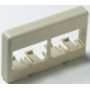 Panduit CFFP4WH Placca copripresa e copri interruttori Bianco