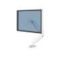 Fellowes 8056401 81,3 cm (32") Morsa/Bullone di ancoraggio Bianco (8056201)