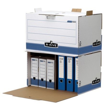 Fellowes 0029901 scatola per la conservazione di documenti Blu, Bianco (0029901)