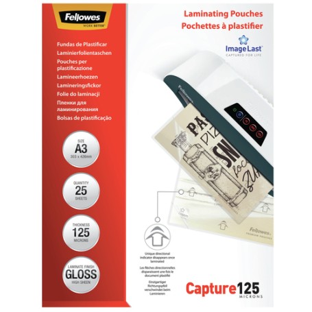 Fellowes 5396501 pellicola per plastificatrice 25 pz (5396501)