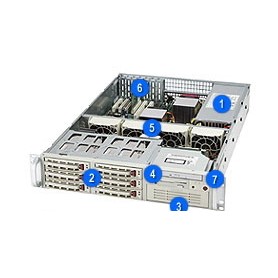 Supermicro SuperChassis 822S-R400LPB, Black Basso profilo (Slimline - stilizzato) Nero 400 W (CSE-822S-R400LPB)
