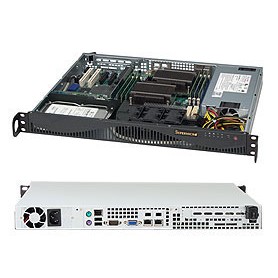 Supermicro SuperChassis 512F-600LB Supporto Nero 600 W (CSE-512F-600LB)