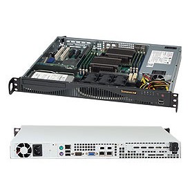 Supermicro SuperChassis 512F-600B Supporto Nero 600 W (CSE-512F-600B)