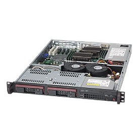 Supermicro 811TQ-350B Supporto Nero 350 W (CSE-811TQ-350B)