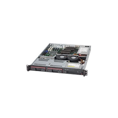 Supermicro 811TQ-350B Supporto Nero 350 W (CSE-811TQ-350B)