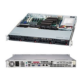 Supermicro 813MFTQ-520CB Supporto Nero 520 W (CSE-813MFTQ-520CB)