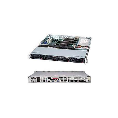 Supermicro 813MFTQ-520CB Supporto Nero 520 W (CSE-813MFTQ-520CB)